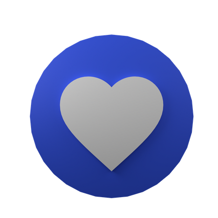 Corazón como  3D Icon