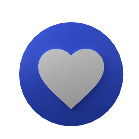 Corazón como  3D Icon