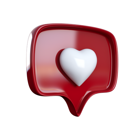 Corazón como  3D Icon