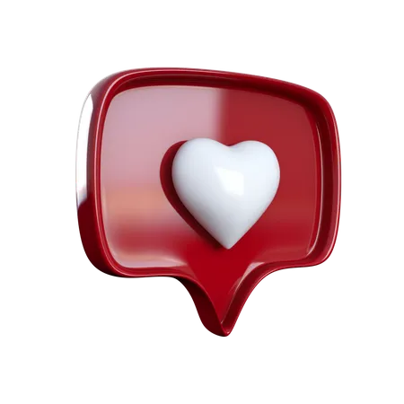 Corazón como  3D Icon