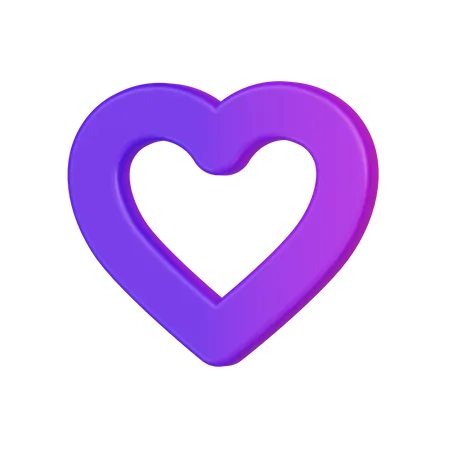 Corazón  3D Icon