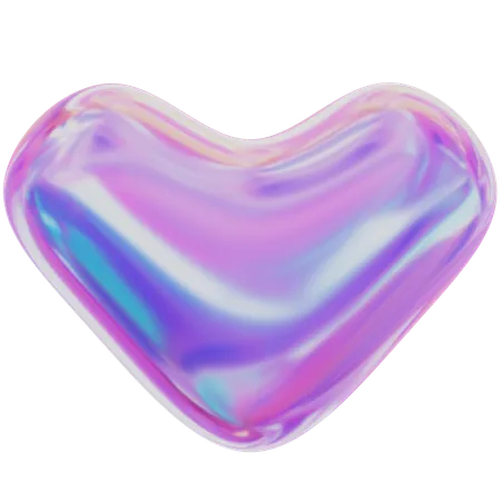 Corazón abstracto  3D Icon