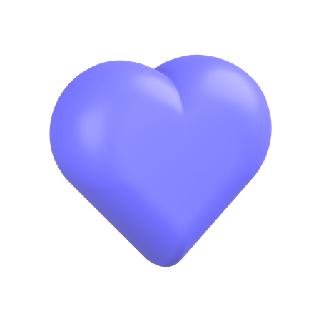 Corazón agudo  3D Icon