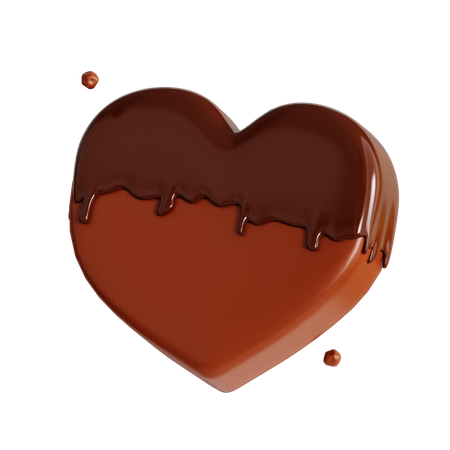 Chocolate corazon  3D Icon