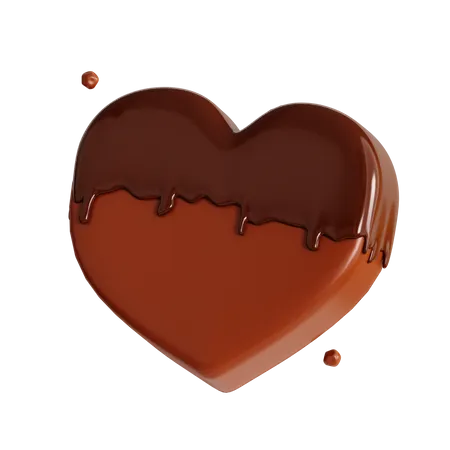 Chocolate corazon  3D Icon