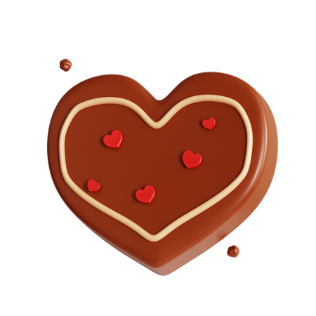 Chocolate corazon  3D Icon