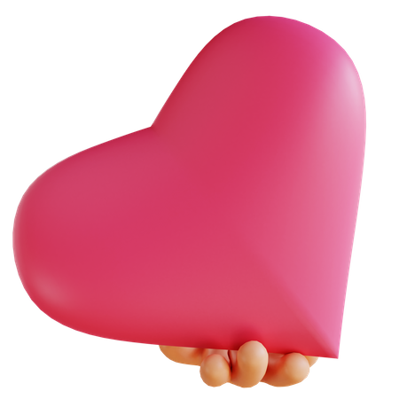 Corazon de san valentin  3D Illustration