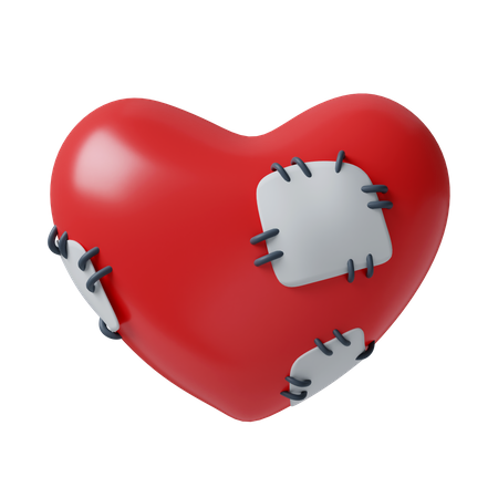 Corazón herido  3D Icon