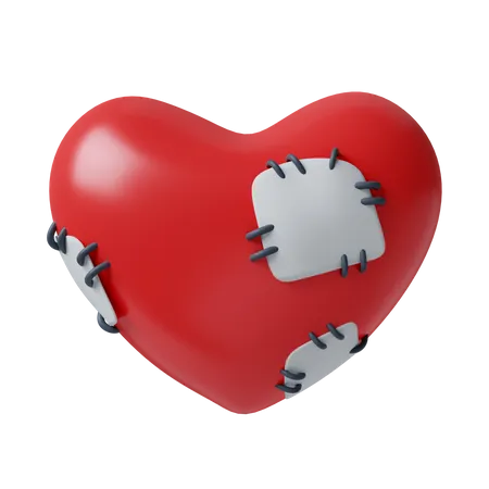 Corazón herido  3D Icon