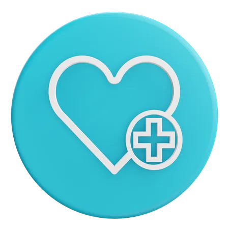 Hospital del corazon  3D Icon