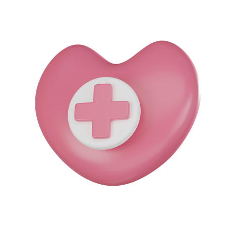 Hospital del corazon  3D Icon