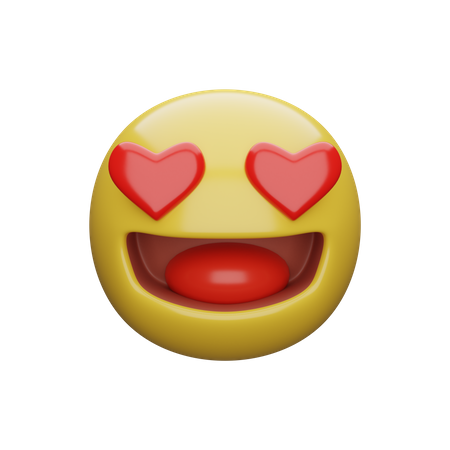 Ojo del corazon  3D Emoji
