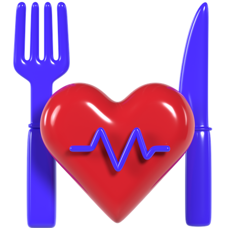 Corazón saludable  3D Icon