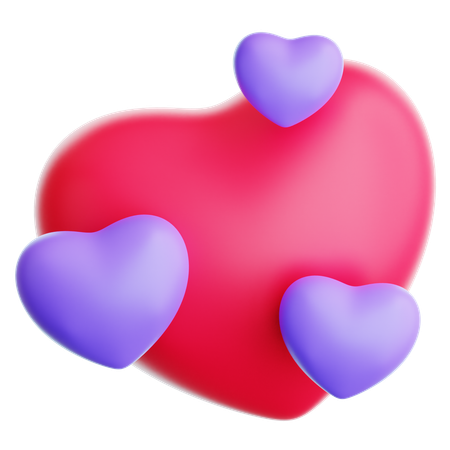 Corazones  3D Icon