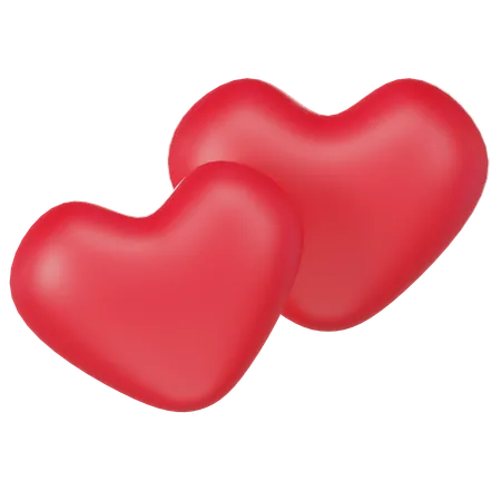 Corazones  3D Icon