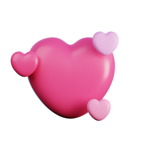 Corazones  3D Icon