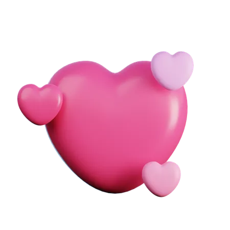 Corazones  3D Icon