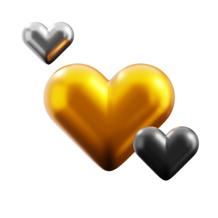 Corazones  3D Icon