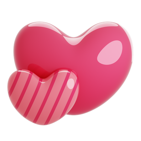 Corazones  3D Icon