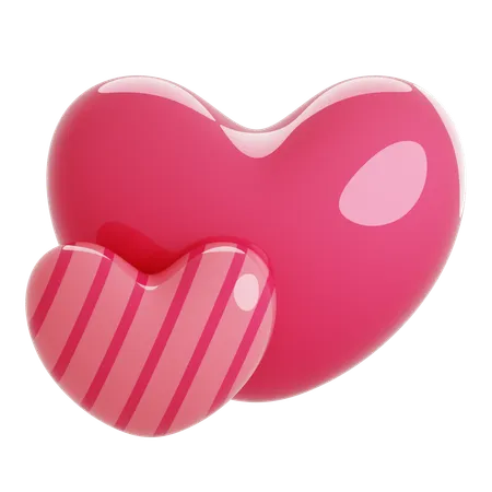 Corazones  3D Icon