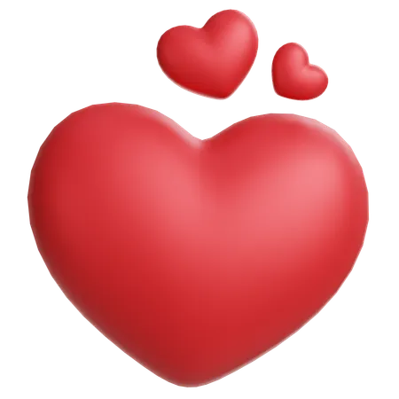 Corazones  3D Icon