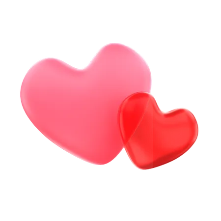 Corazones  3D Icon