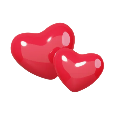 Corazones  3D Icon