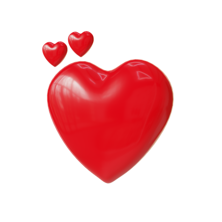 Corazones  3D Icon