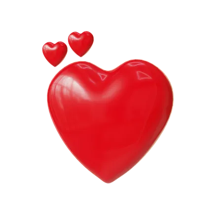 Corazones  3D Icon