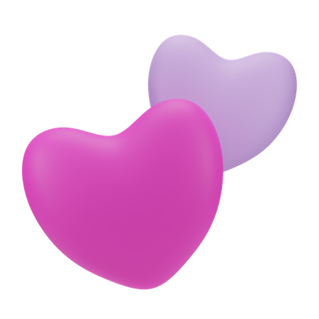 Corazones  3D Icon