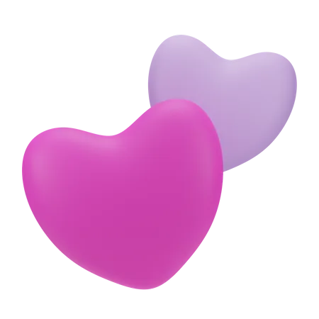 Corazones  3D Icon