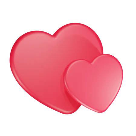 Corazones  3D Icon