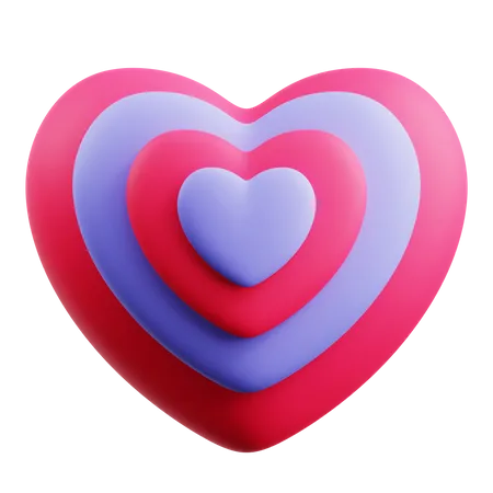 Corazones  3D Icon