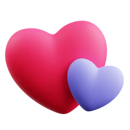 Corazones  3D Icon