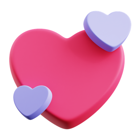 Corazones  3D Icon