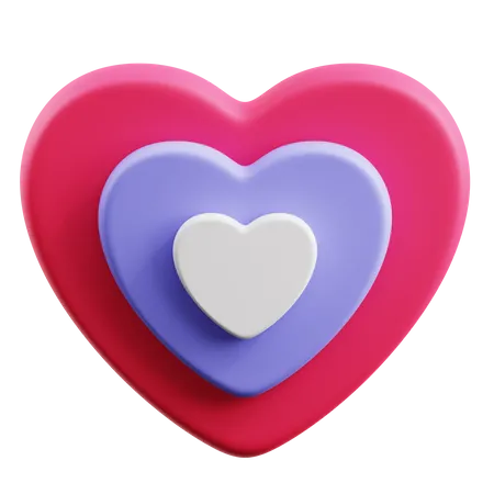 Corazones  3D Icon