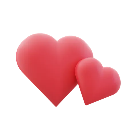 Corazones  3D Icon