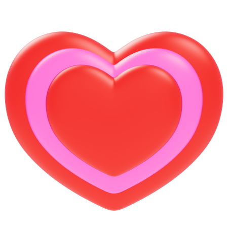 Corazones  3D Icon