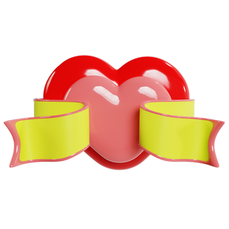 Corazones del dia de san valentin  3D Icon