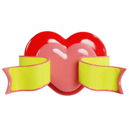 Corazones del dia de san valentin  3D Icon