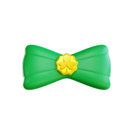 Corbata verde  3D Icon