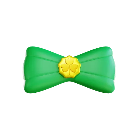 Corbata verde  3D Icon