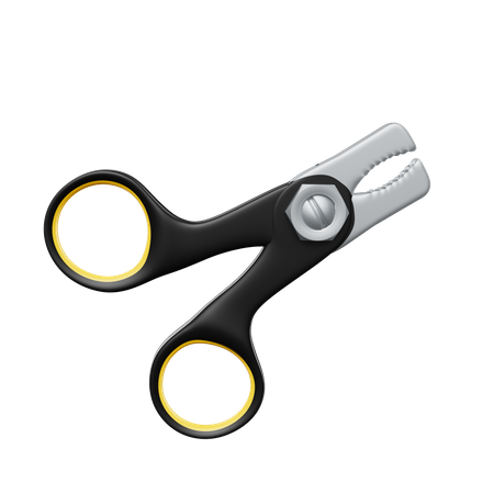 Cord Scissor  3D Icon