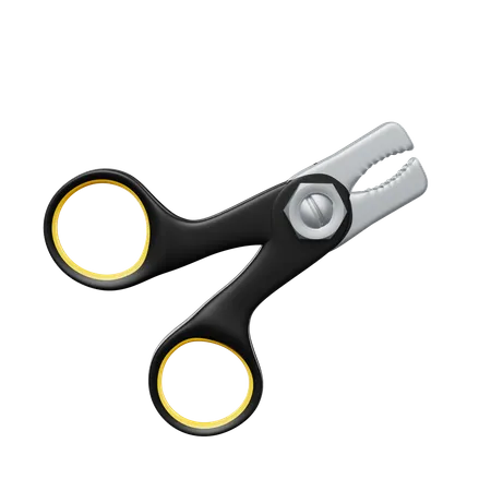 Cord Scissor  3D Icon