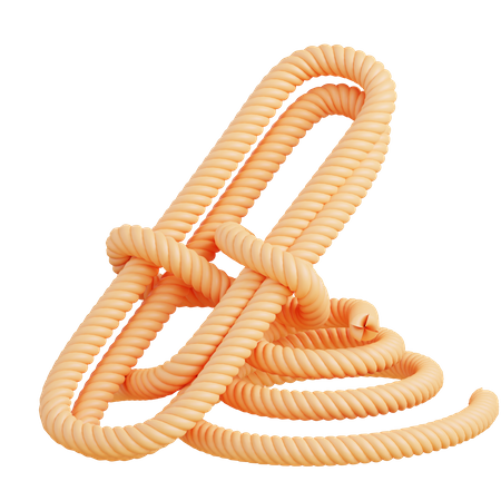 Corde de randonnée  3D Icon