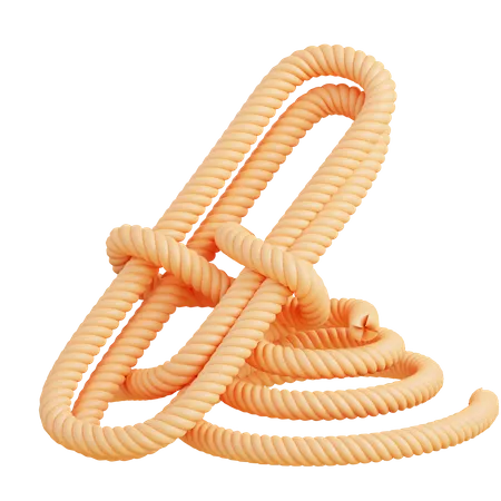 Corde de randonnée  3D Icon