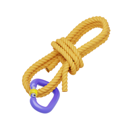 Corde jaune  3D Icon