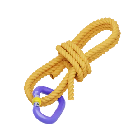 Corde jaune  3D Icon