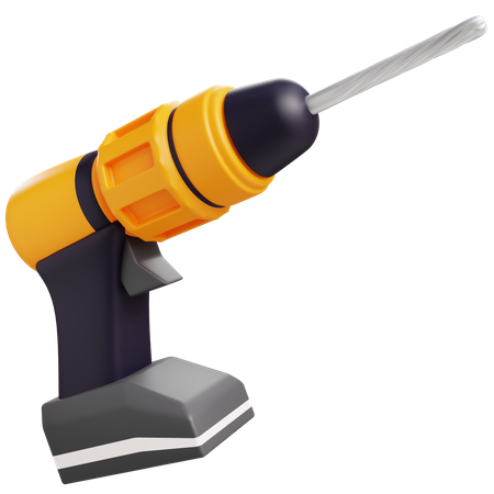 Cordless Drill  3D Icon