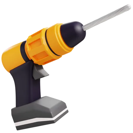 Cordless Drill  3D Icon